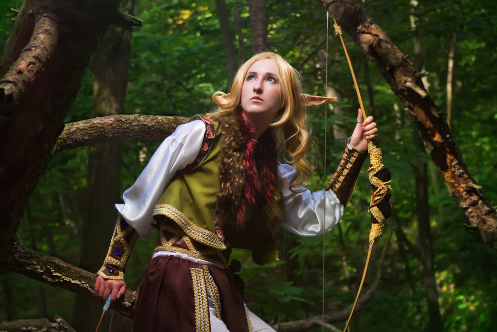 Cosplay elfe des bois